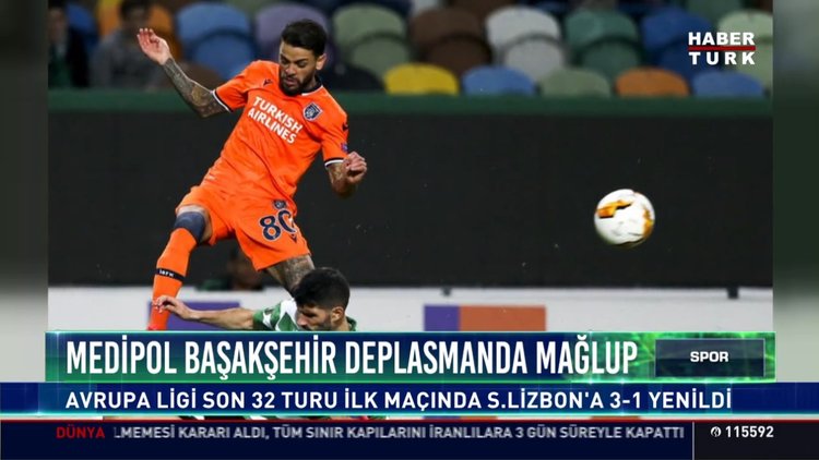 Medipol Başakşehir deplesmanda mağlup