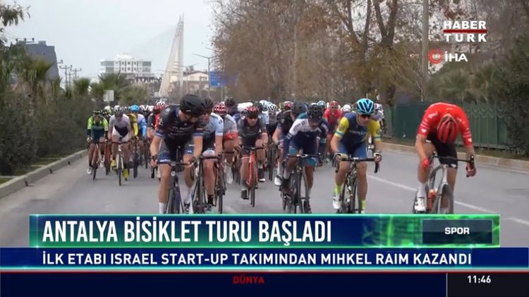 Antalya bisiklet turu başladı
