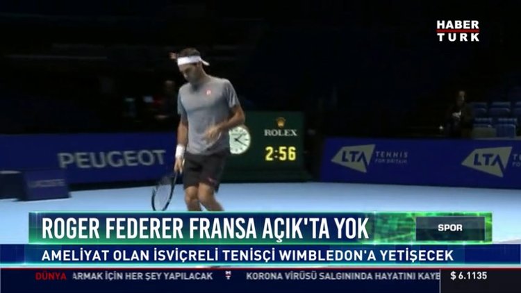Roger Federer Fransa Açık'ta yok
