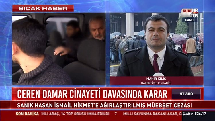 Ceren Damar cinayeti davasında karar