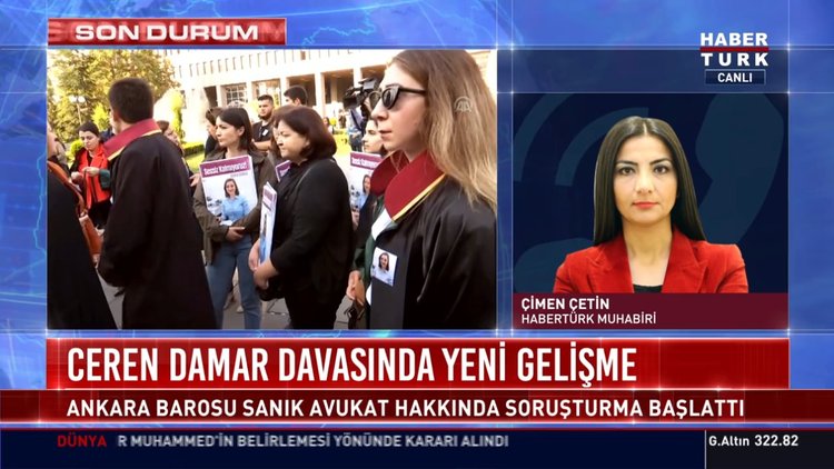 Ceren Damar davasında yeni gelişme