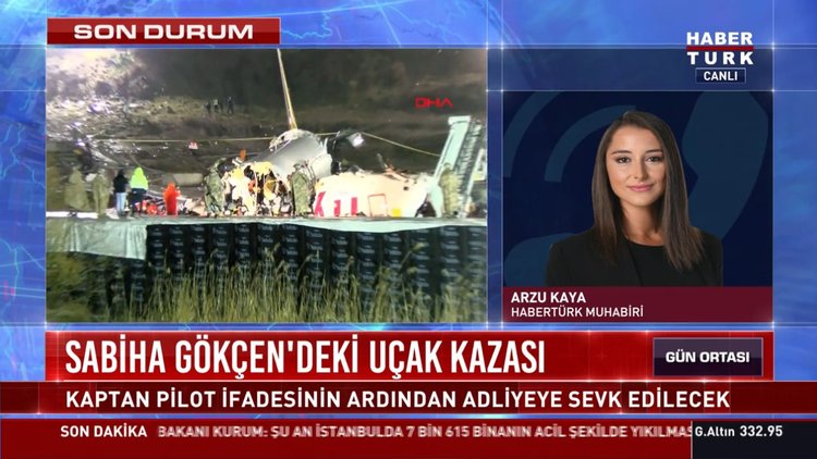 Kaptan pilotun ifadesi alınıyor