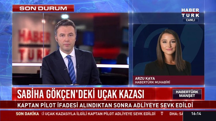 Sabiha Gökçen'deki uçak kazası