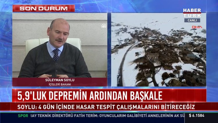 İçişleri Bakanı Süleyman Soylu deprem bölgesinde son bilançoyu açıkladı