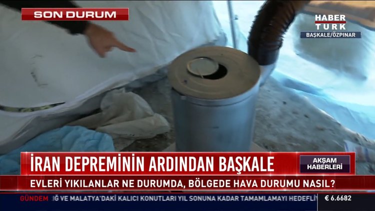 İran depreminin ardından Başkale