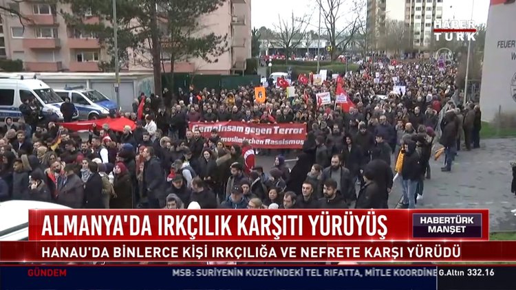 Almanya'da ırkçılık karşıtı yürüyüş