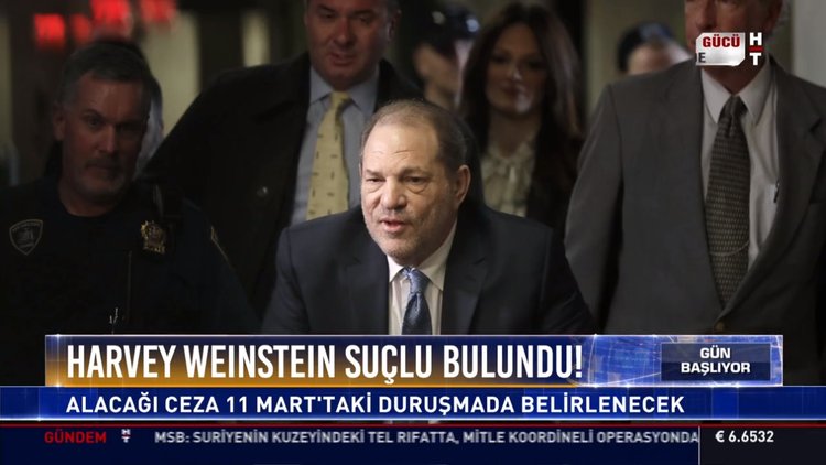 Harvey Weinstein, ABD'de tecavüz ve cinsel saldırı davasında suçlu bulundu