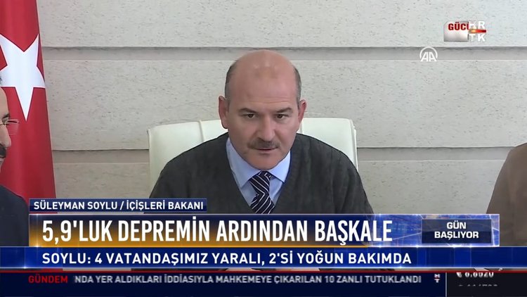 5,9'luk depremin ardından Başkale