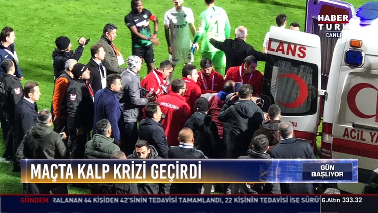 Maçta kalp krizi geçirdi