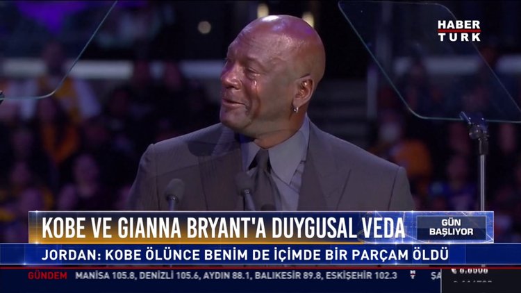 Kobe ve Gıanna Bryant'a duygusal veda