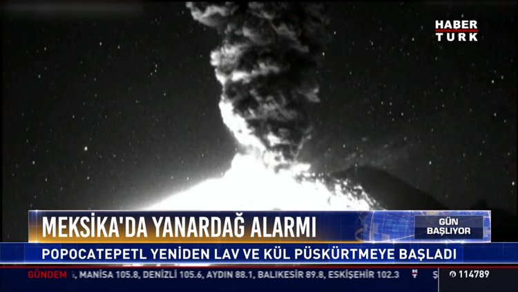 Meksika'da yanardağ alarmı