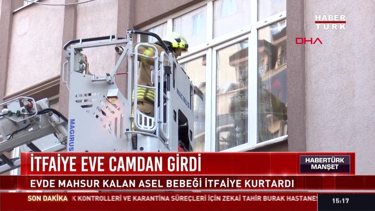 9 aylık Asel bebek evde mahsur kaldı