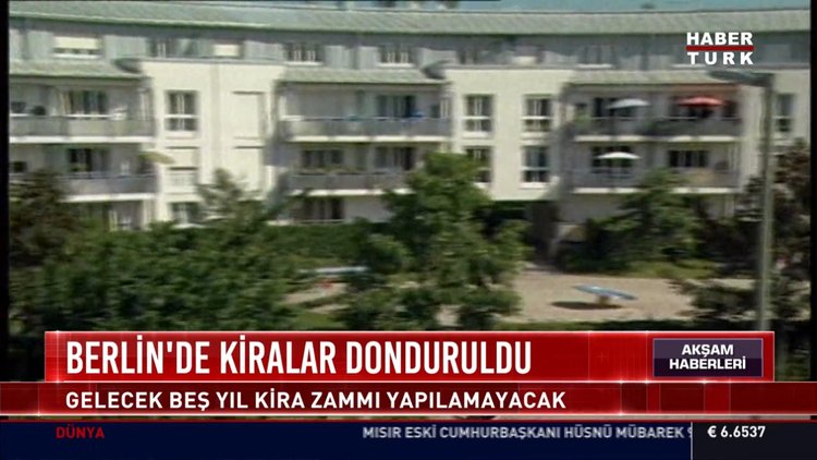 Berlin'de kiralar donduruldu