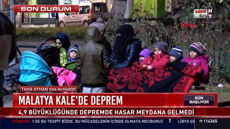 Malatya'da 4.9 büyüklüğünde deprem!
