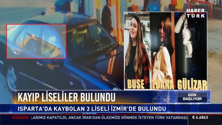 Isparta'da kaybolan 3 liseli İzmir'de bulundu