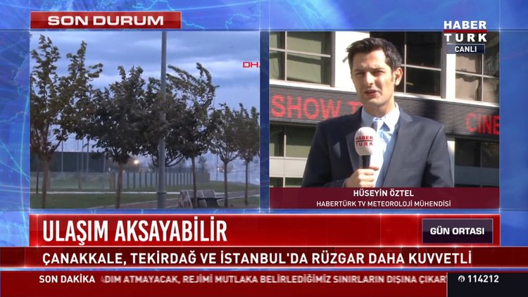 Batıda lodos fırtınası