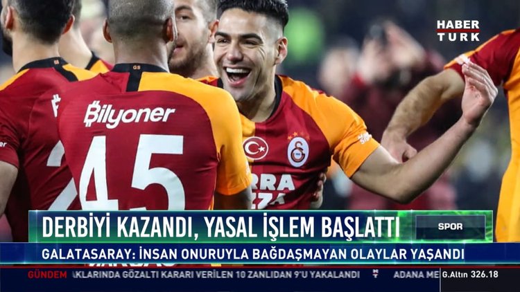Derbiyi kazandı, yasal işlem başlattı