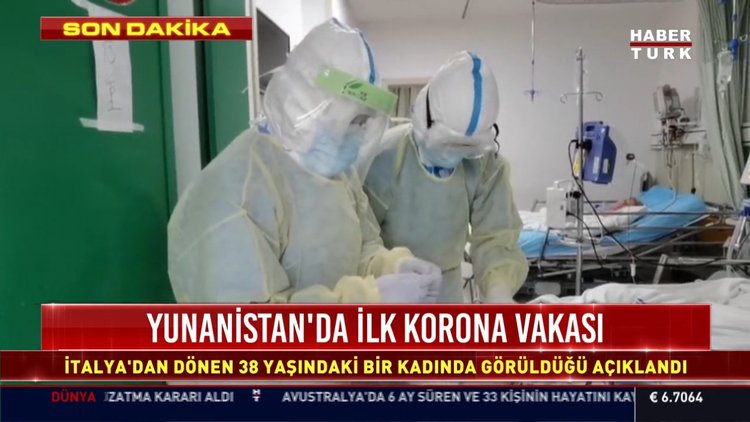 Koronavirüs Yunanistan'a da sıçradı!