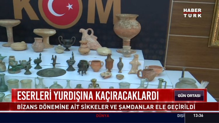 3 bin 718 parça tarihi eser ele geçirildi!