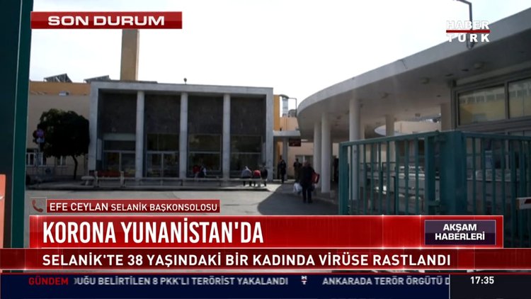 Korona Yunanistan'da