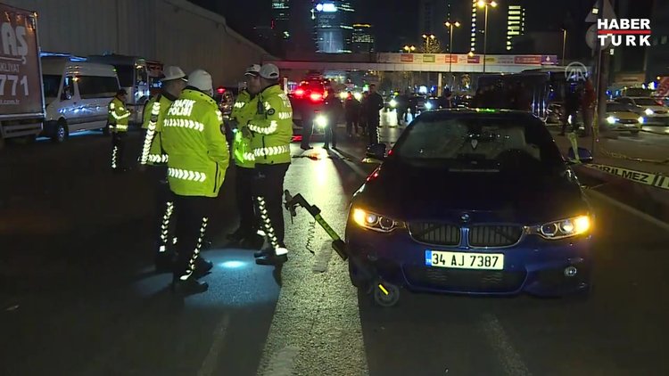 Beşiktaş'ta feci kaza: 1 ölü