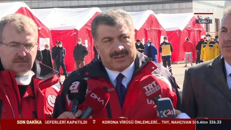 Sağlık Bakanı Fahrettin Koca'dan açıklamalar