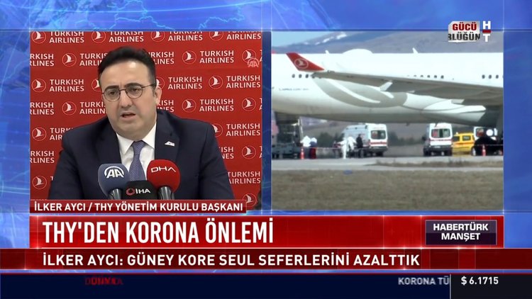 THY'den korona önlemi