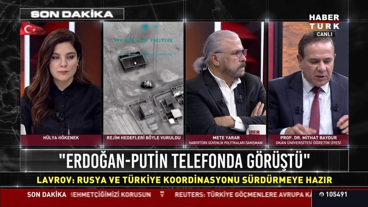 Erdoğan-Putin ile tefonda görüştü