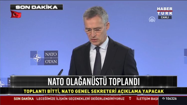 NATO Genel Sekreteri açıklama yaptı