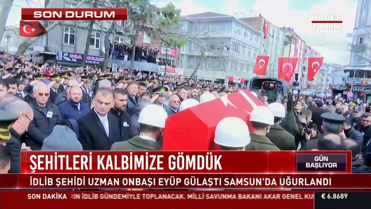 Şehitleri kalbimize gömdük