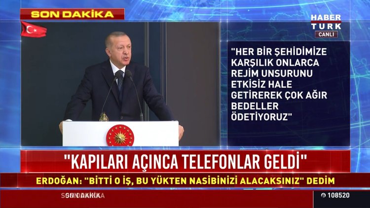 Cumhurbaşkanı Erdoğan: Kapıları kapattık, bitti o iş