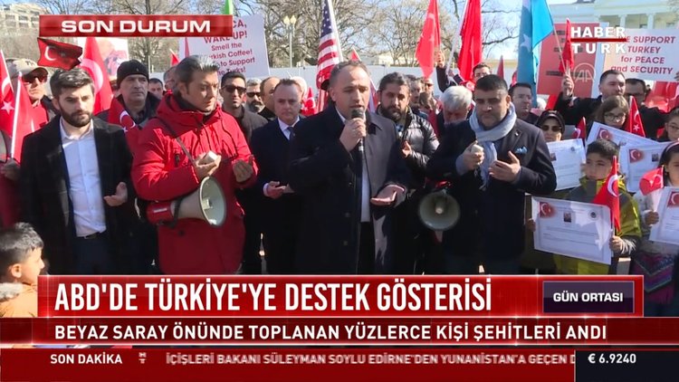 ABD'de Türkiye'ye destek gösterisi