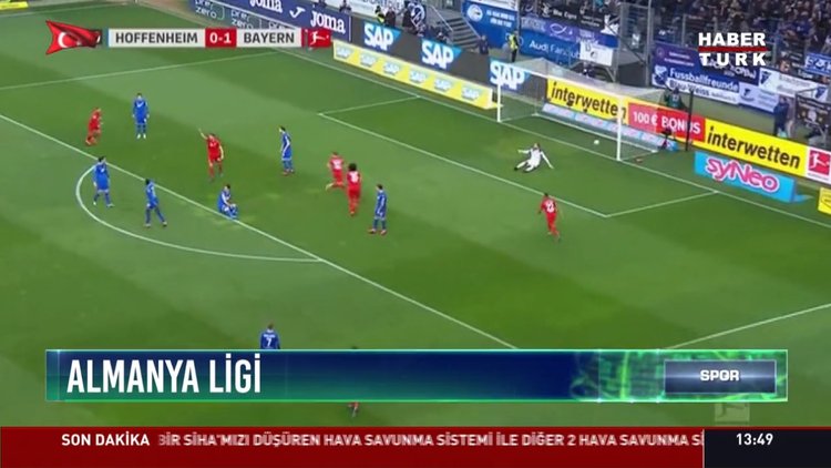 Bayern Münih, Hoffenheim'i 6-0 mağlub etti