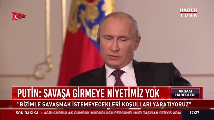 Putin'den İdlib açıklaması: Savaşa girmeye niyetim yok
