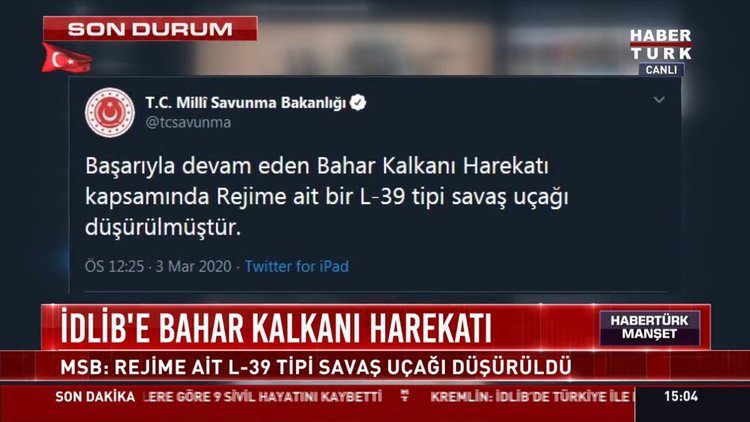 Son Dakika Haberler Idlib De Rejime Ait Savas Ucagi Dusuruldu Dunya Haberleri