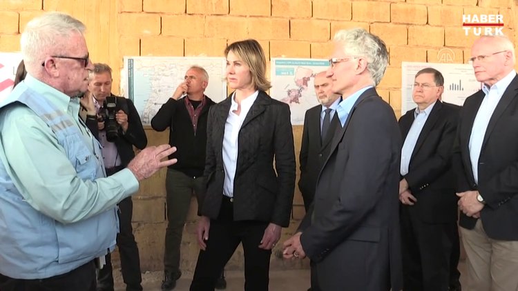 ABD'nin BM Daimi Temsilcisi Kelly Craft ve beraberindeki heyet Hatay'da