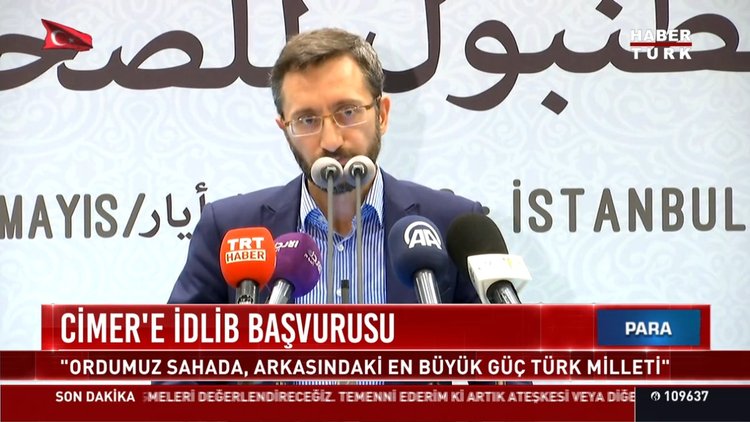 CİMER'e İdlib başvurusu