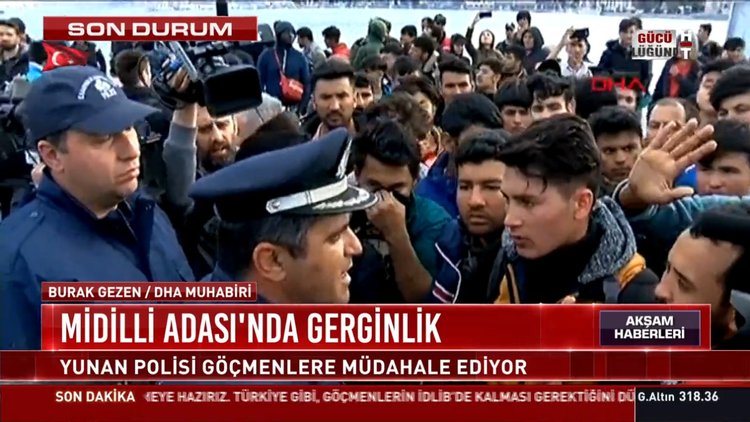 Midilli Adası'nda gerginlik