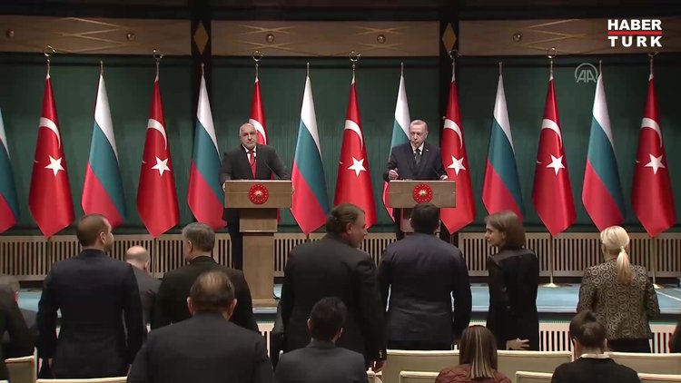 Cumhurbaşkanı Erdoğan, Bulgaristan Başbakanı Borisov ile ortak açıklama