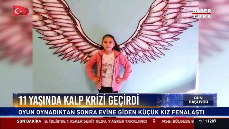 11 yaşında kalp krizi geçirdi