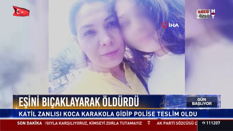 Eşini 9 yerinden bıçakladı