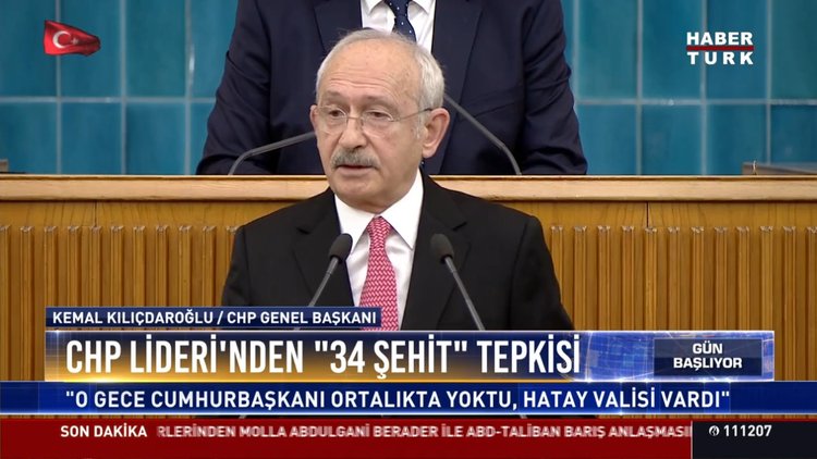 CHP lideri'nden "34 şehit" tepkisi