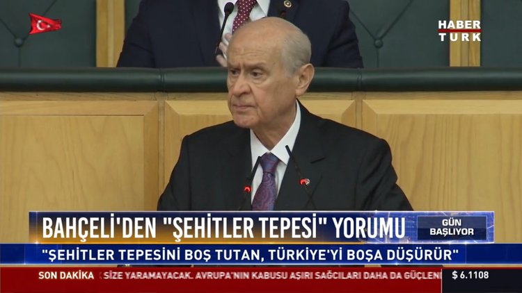 Bahçeli'den "şehitler tepesi" yorumu