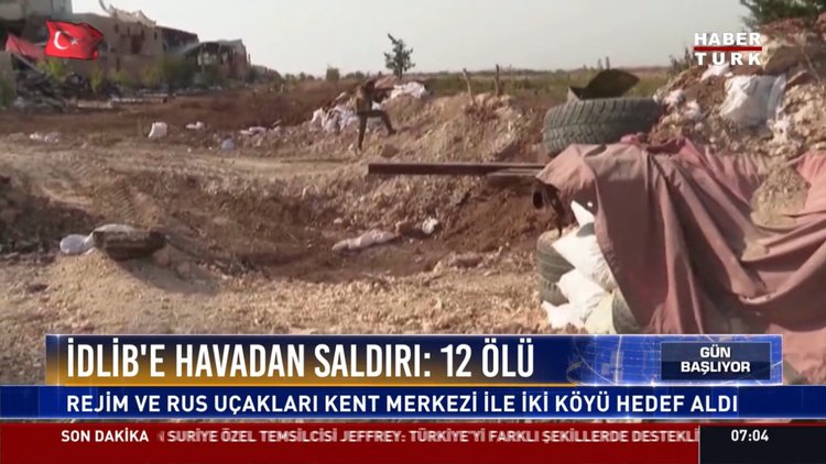 İdlib'e havadan saldırı: 12 ölü