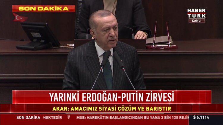 Cumhurbaşkanı Erdoğan'dan İdlib ve göç krizine ilişkin sert mesajlar