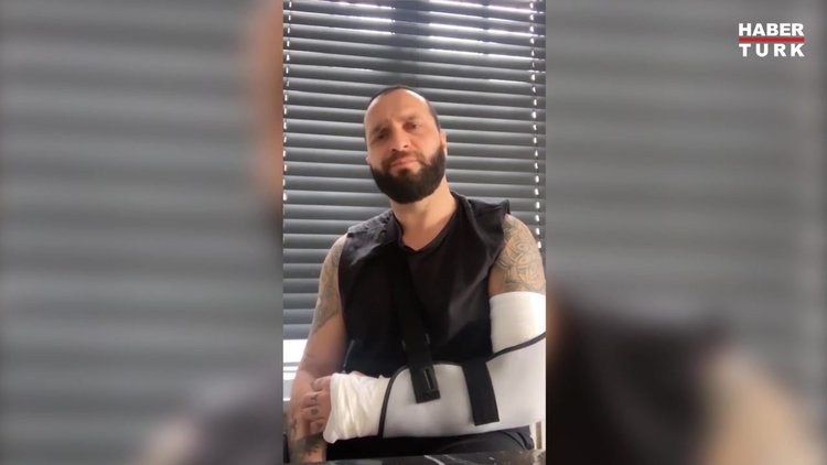Berkay Şahin kolunu kırdı