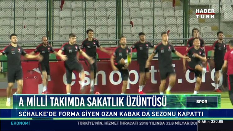 A Milli Takımda sakatlık üzüntüsü