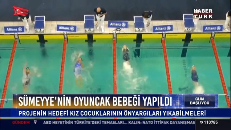 Sümeyye'nin oyuncak bebeği yapıldı