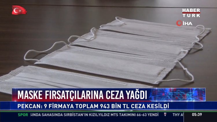 Maske fırsatçılarına ceza yağdı