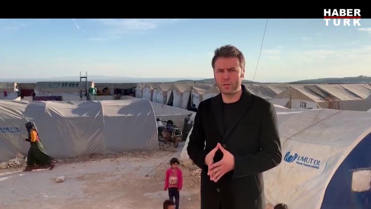 İdlib'de bir kamp ve sosyal tesis